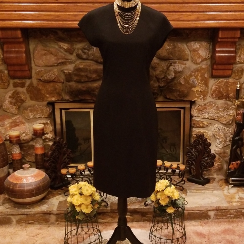 Kasper A.S.L. Black Sheath  Dress